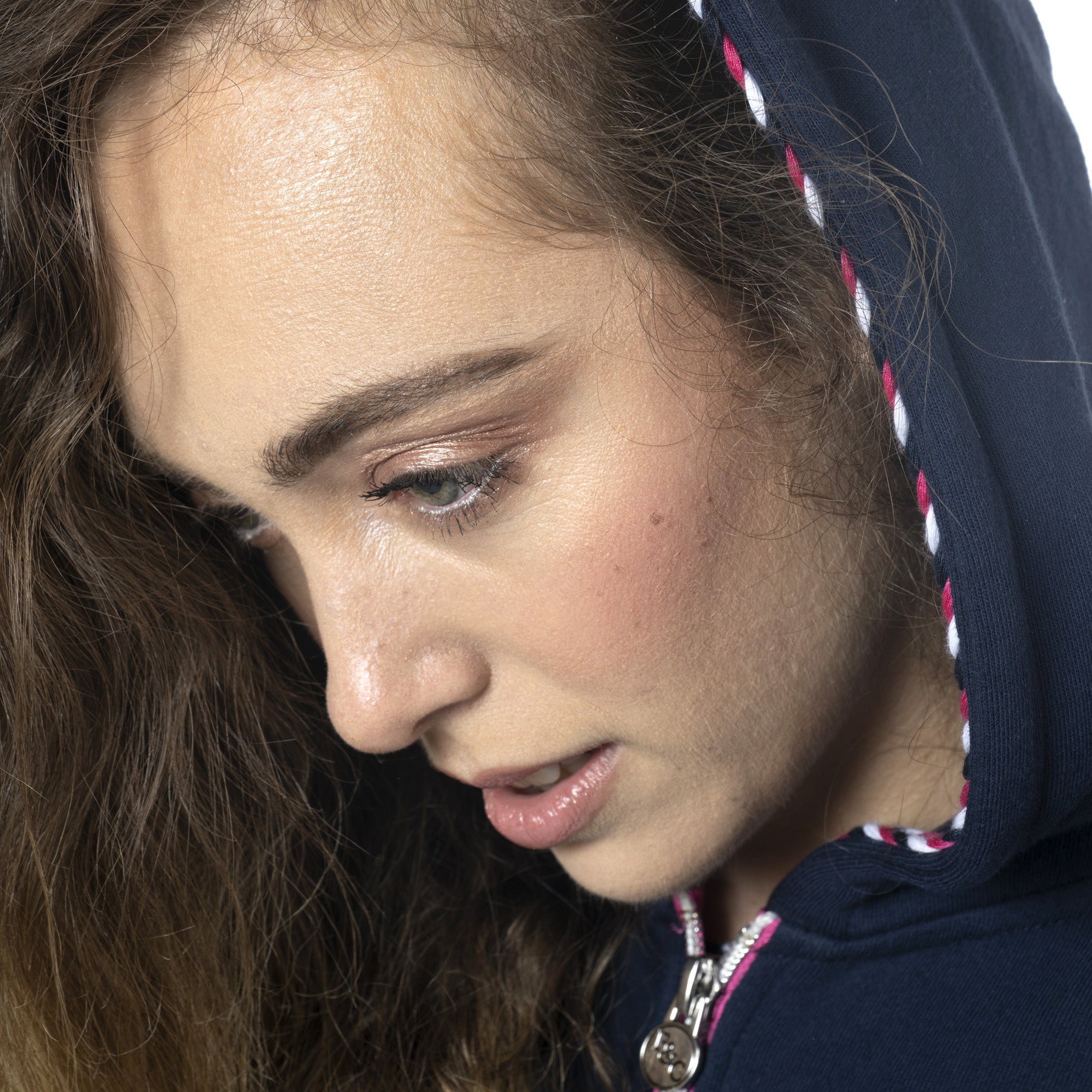 Sweat à capuche pour femmes du XXS au XL Flags and Cup Obera marine
