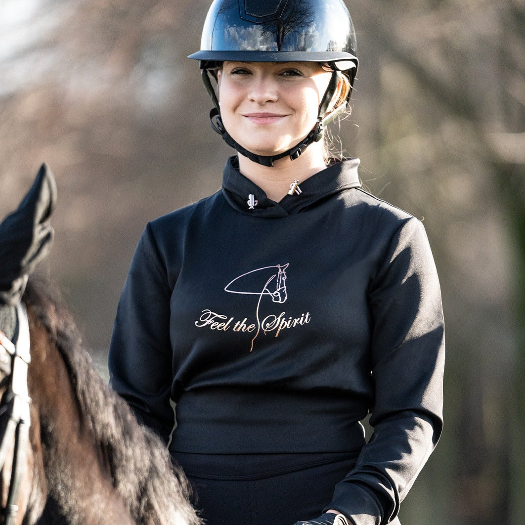 Sweat pour cavalières du XS au XL HKM Equestrian Rosegold