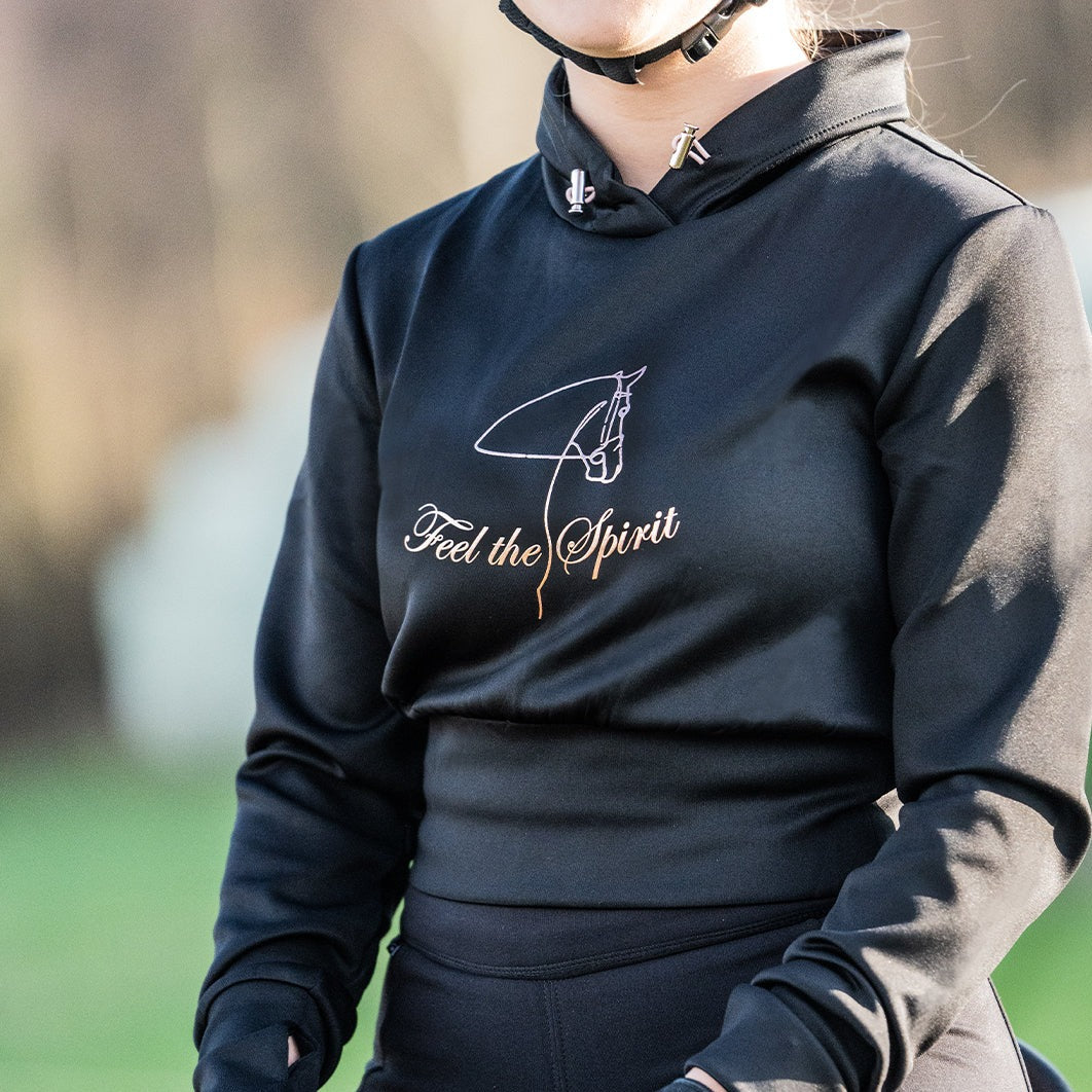 Sweat pour cavalières du XS au XL HKM Equestrian Rosegold