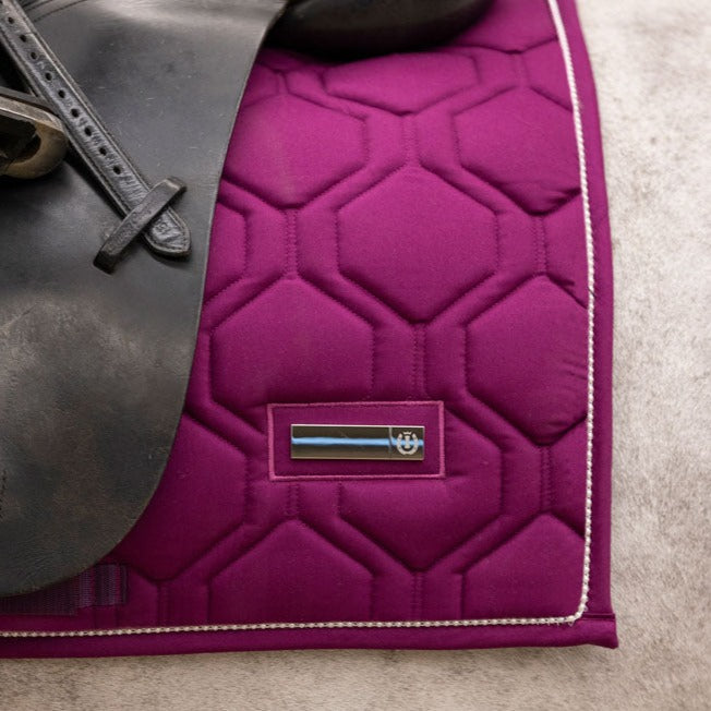 Tapis de selle pour poneys et chevaux Imperial Riding Lovely Pearl framboise
