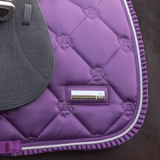 Tapis de selle pour poneys et chevaux Imperial Riding Lovely prune