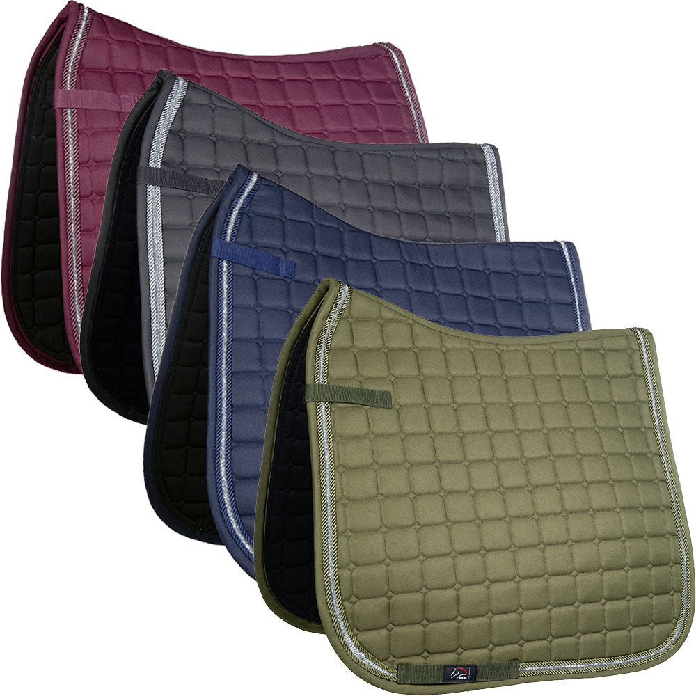 Tapis de selle pour poneys et chevaux CSO ou dressage HKM Hayley 4 coloris