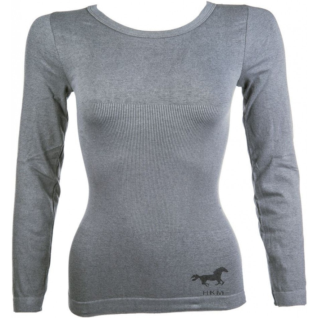Tee-shirt à manches longues pour femme HKM Alaska à porter sous vos vêtements d'équitation