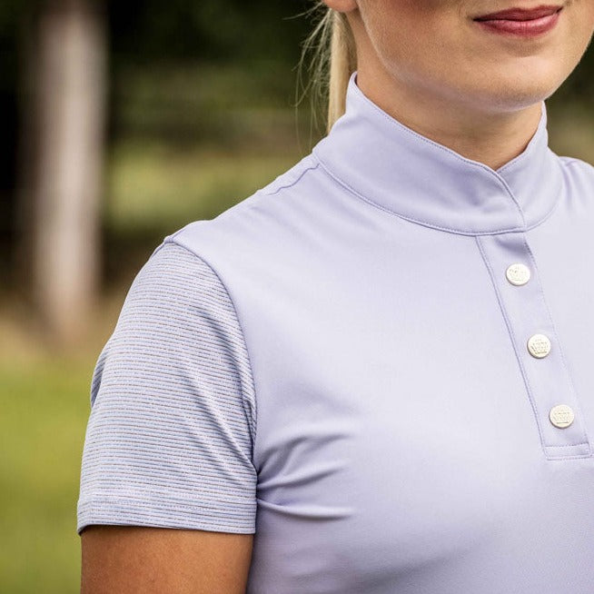 Tee-shirt à manches courtes pour femme du XS au XXL HKM Lavender Bay lavande