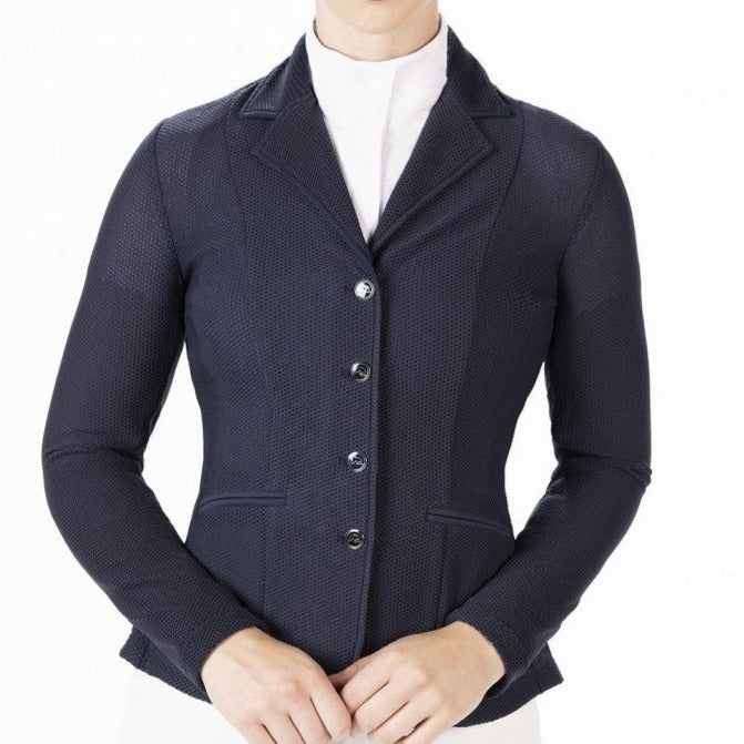 Veste de concours pour cavalières HKM Mesh Linda marine du 34 au 46