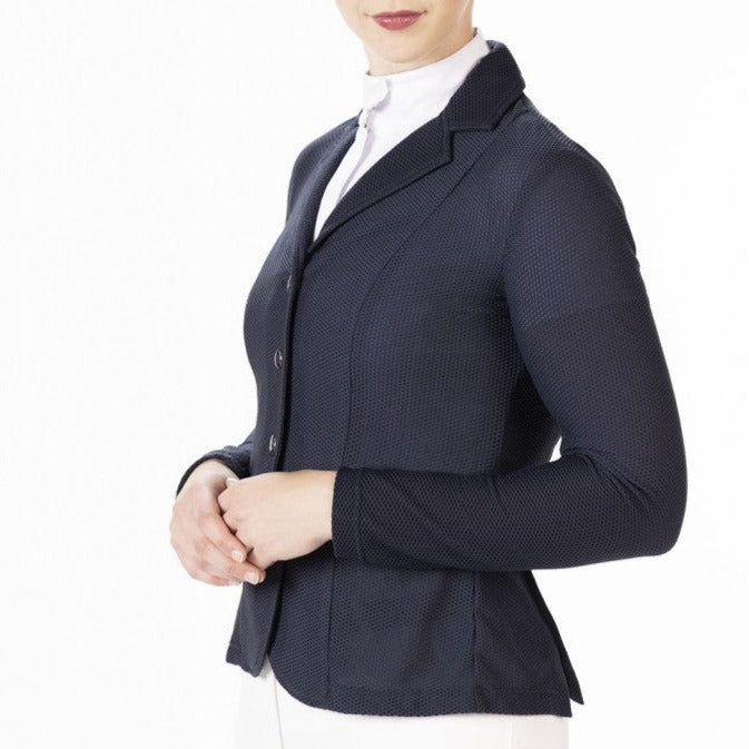 Veste de concours pour cavalières HKM Mesh Linda marine du 34 au 46