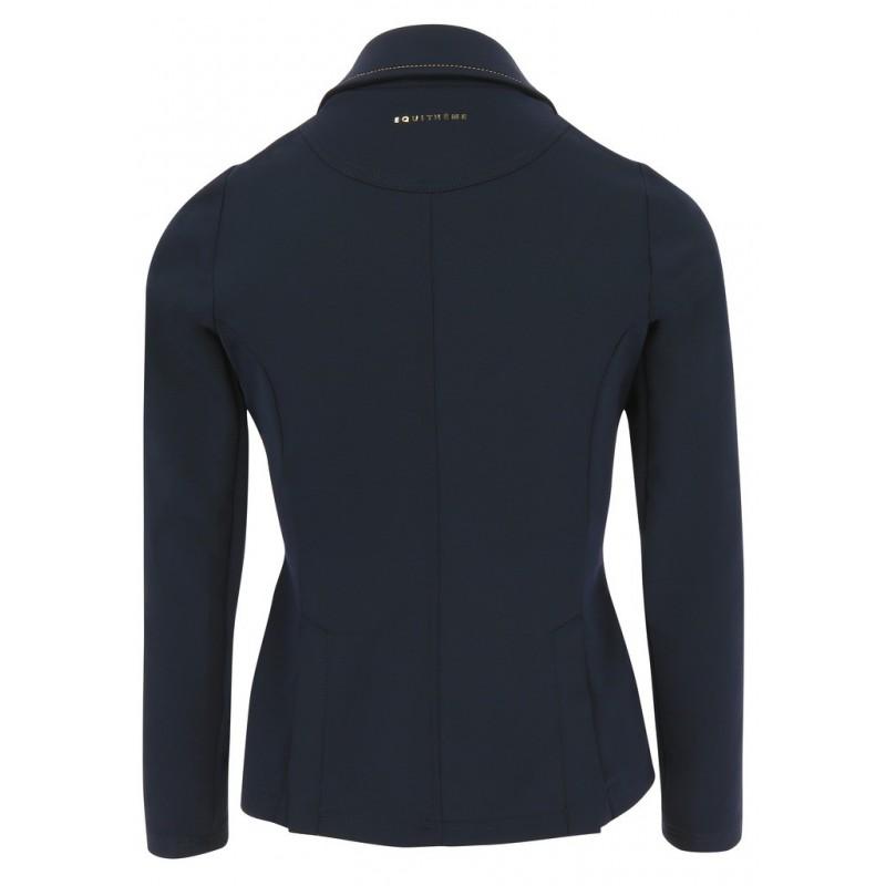Veste de concours pour cavalières Equi-Thème Athens marine de dos