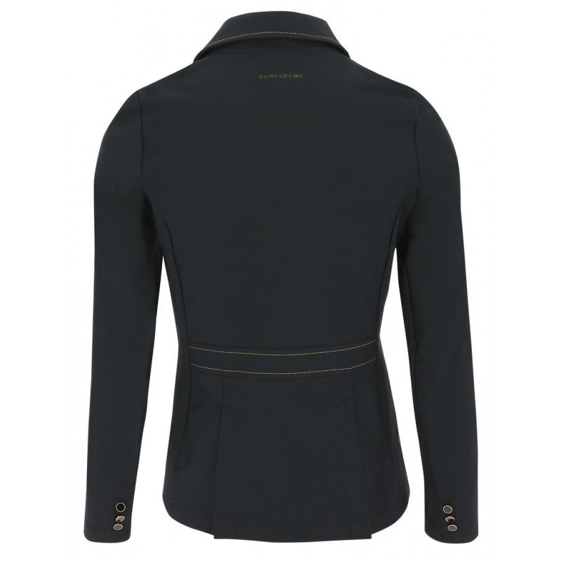 Veste de concours pour cavalières HKM Bale noire portée