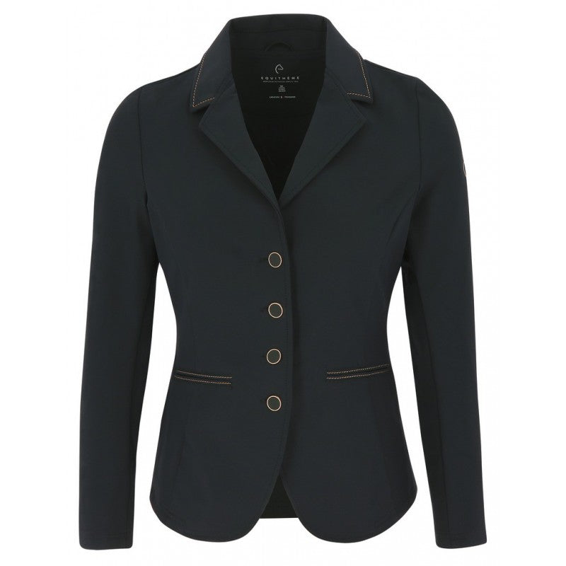 Veste de concours pour cavalières HKM Bale noire portée