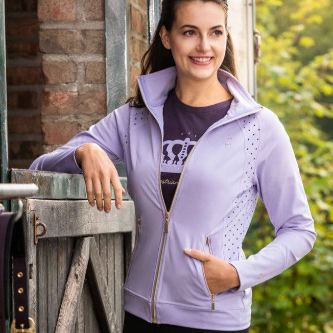 Veste softeshell pour femme du XS au XXL HKM Lavender Bay lavande