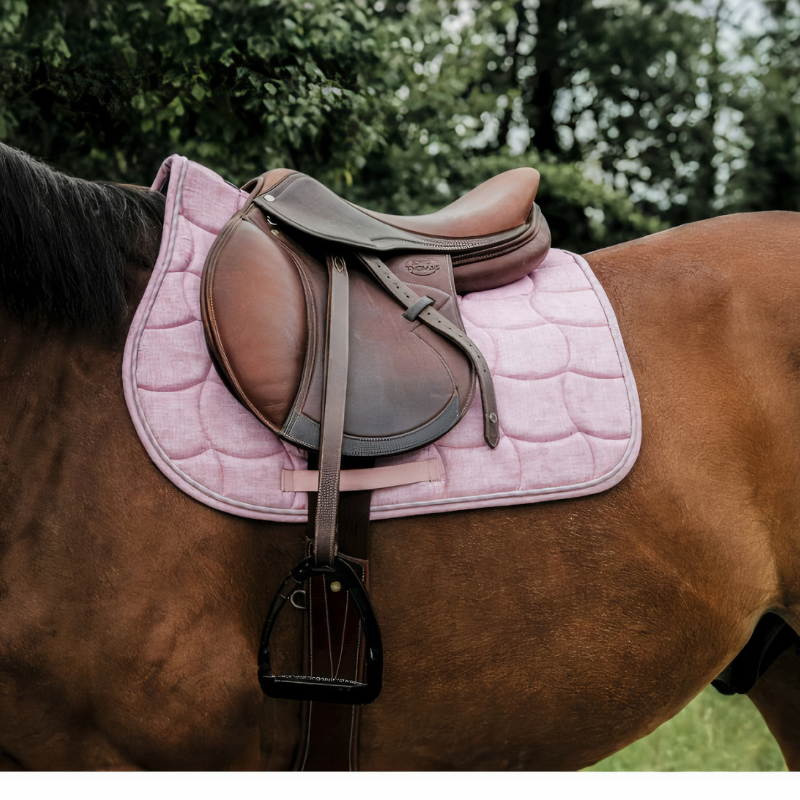 Tapis de Selle Rose Cheval