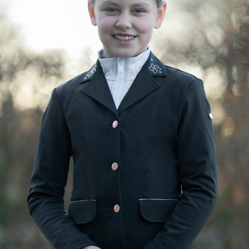 Veste de concours enfant Flora Noir porté