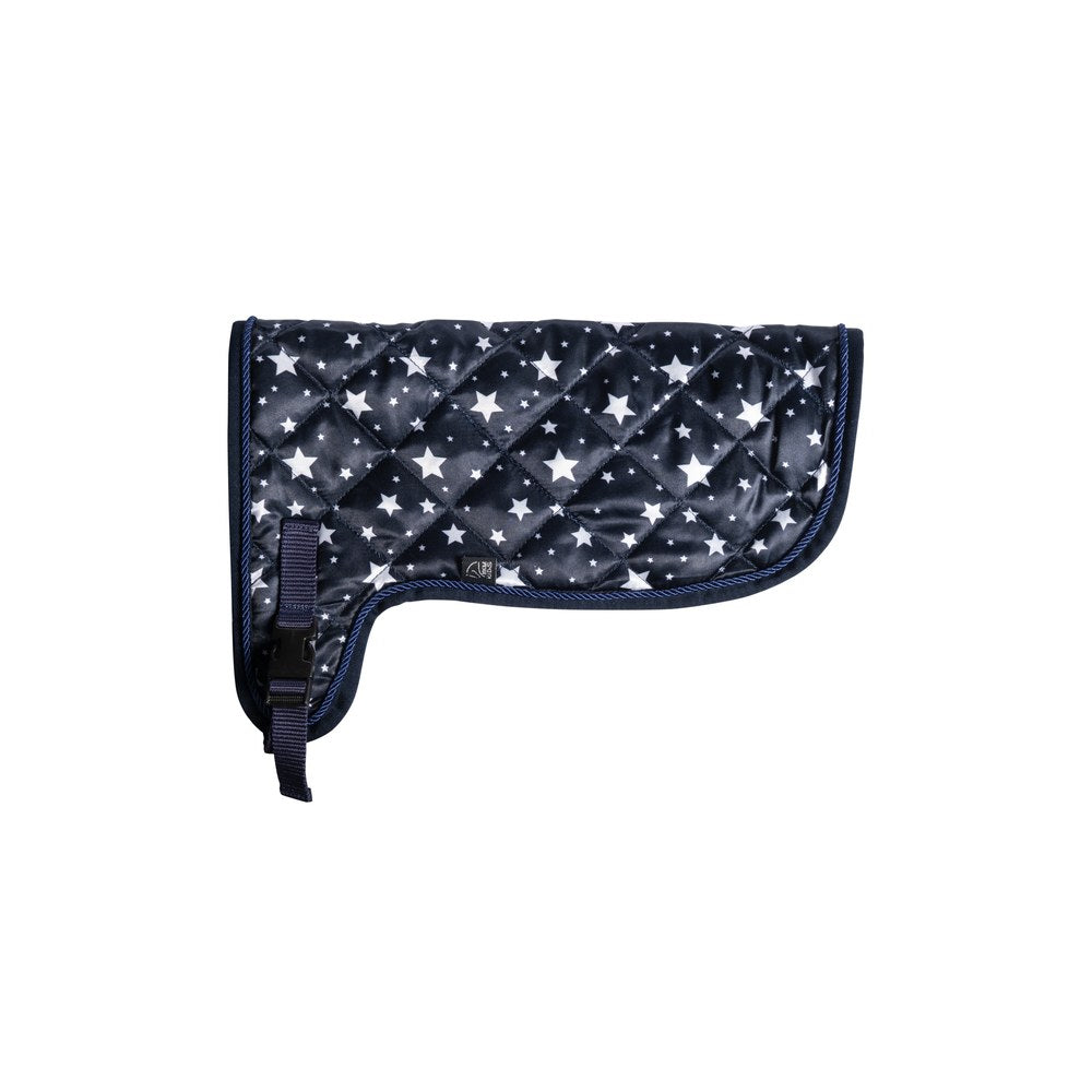 Couverture Hobby Horsing Print HKM Bleu marine en motif d´étoiles