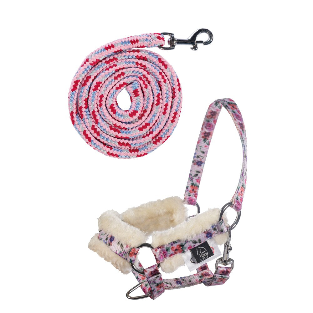 Licol et longe Hobby Horsing Print HKM Fleuri