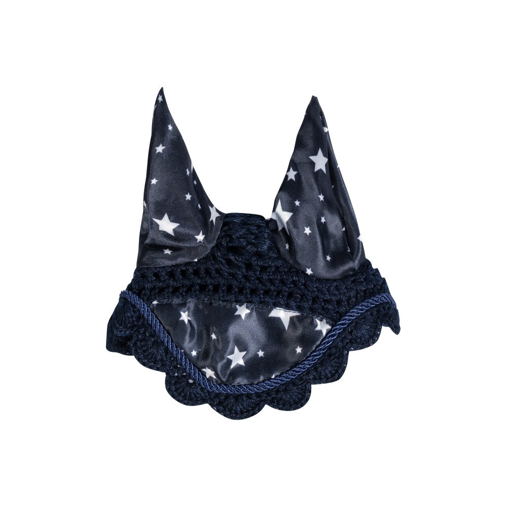 Bonnet anti mouches Hobby Horsing Print HKM Bleu marine en motif d´étoiles