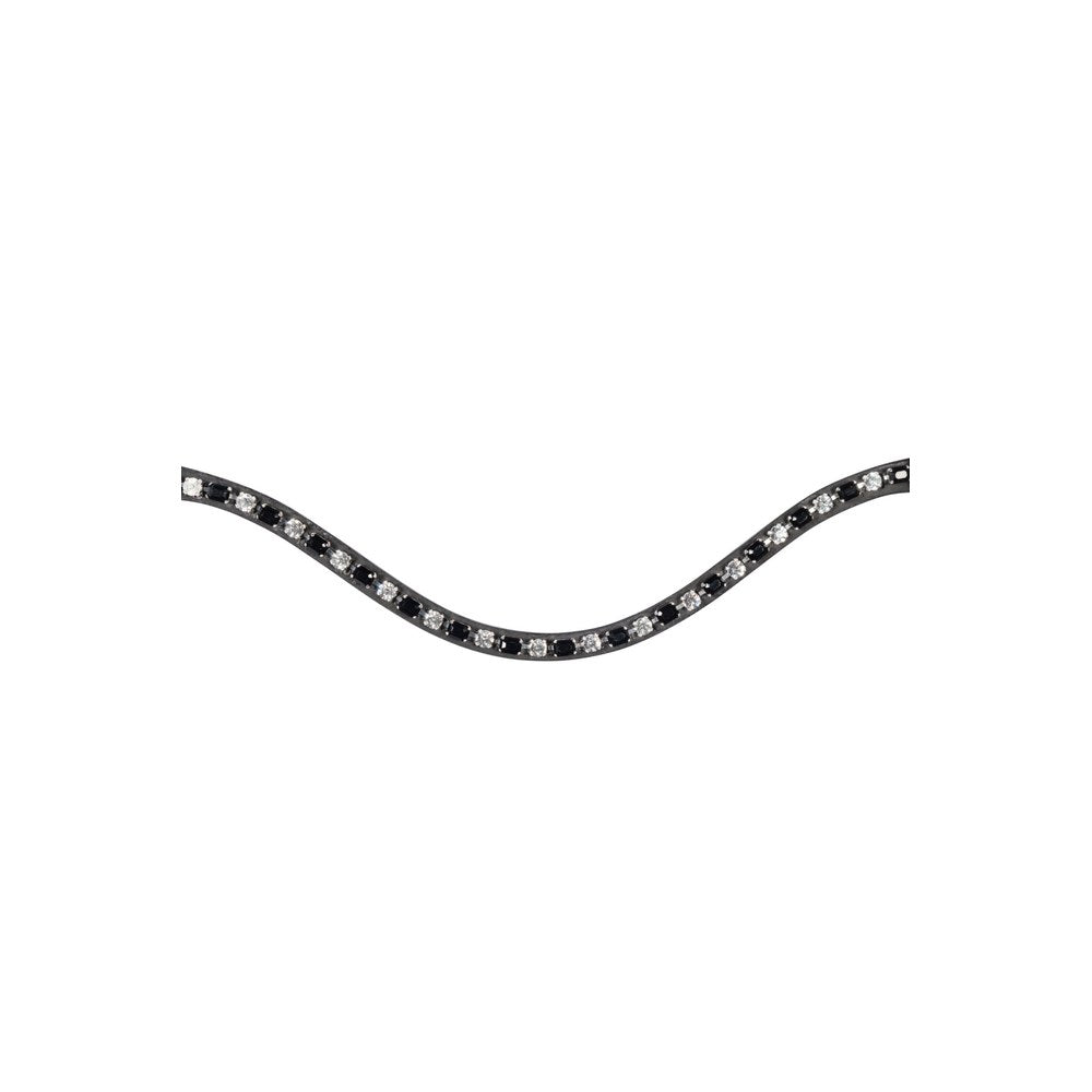 Frontal Amazing HKM poney Noir/argenté