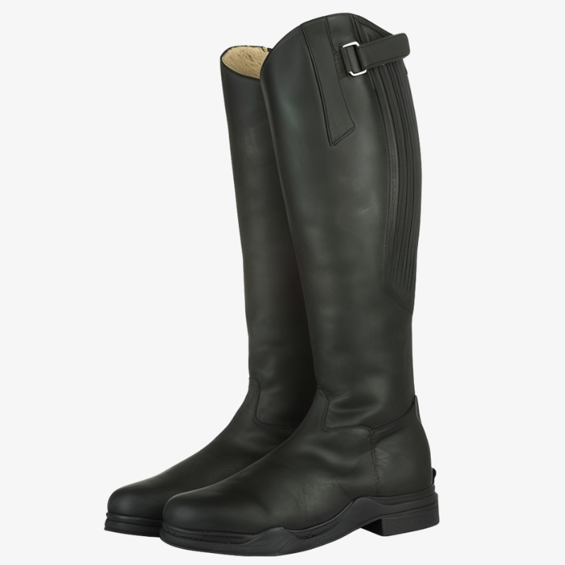 Bottes d'équitation doublées mouton synthétiques HKM Country Artic