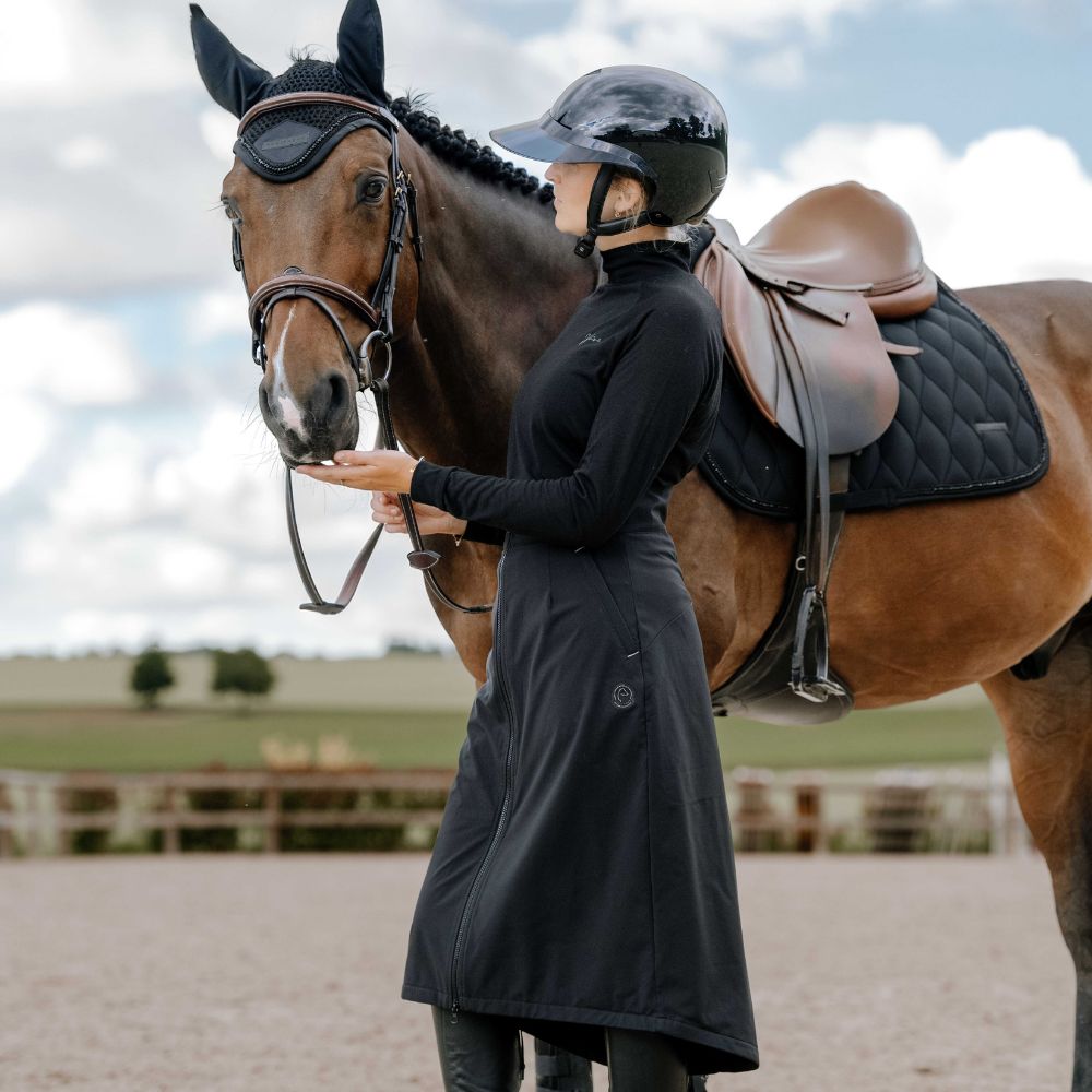 Jupe Je t'aime Equithème - Jess Noir
