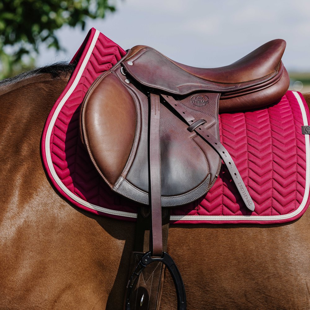 Tapis de selle Softypop Equithème Bordeaux