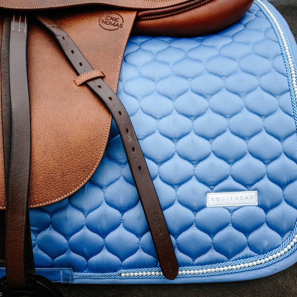 Tapis de selle Opal Equithème Bleu ciel
