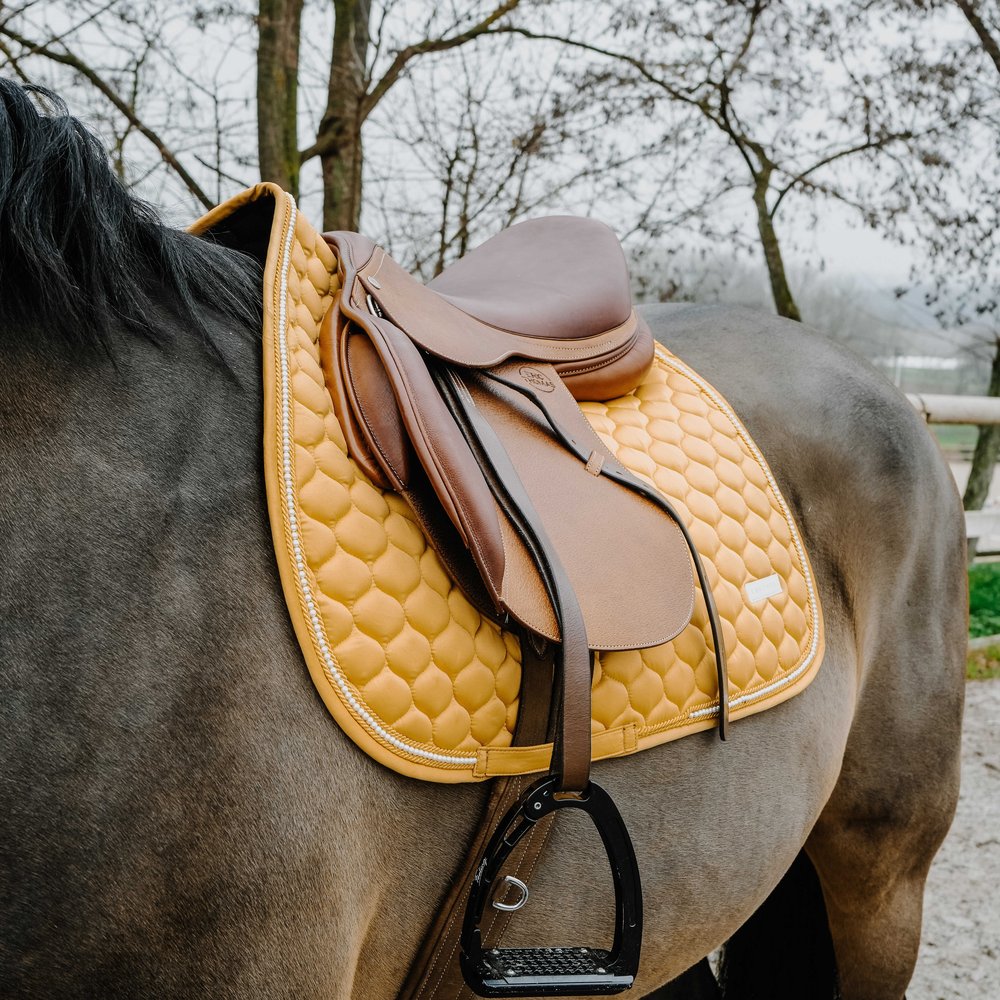 Tapis de selle Opal Equithème Miel