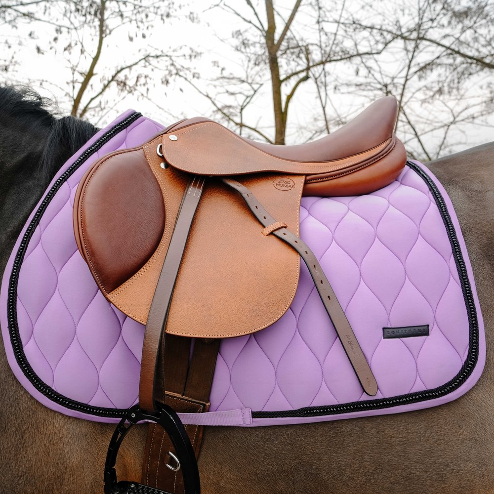 Tapis de selle Pearl poney Equithème Lavande