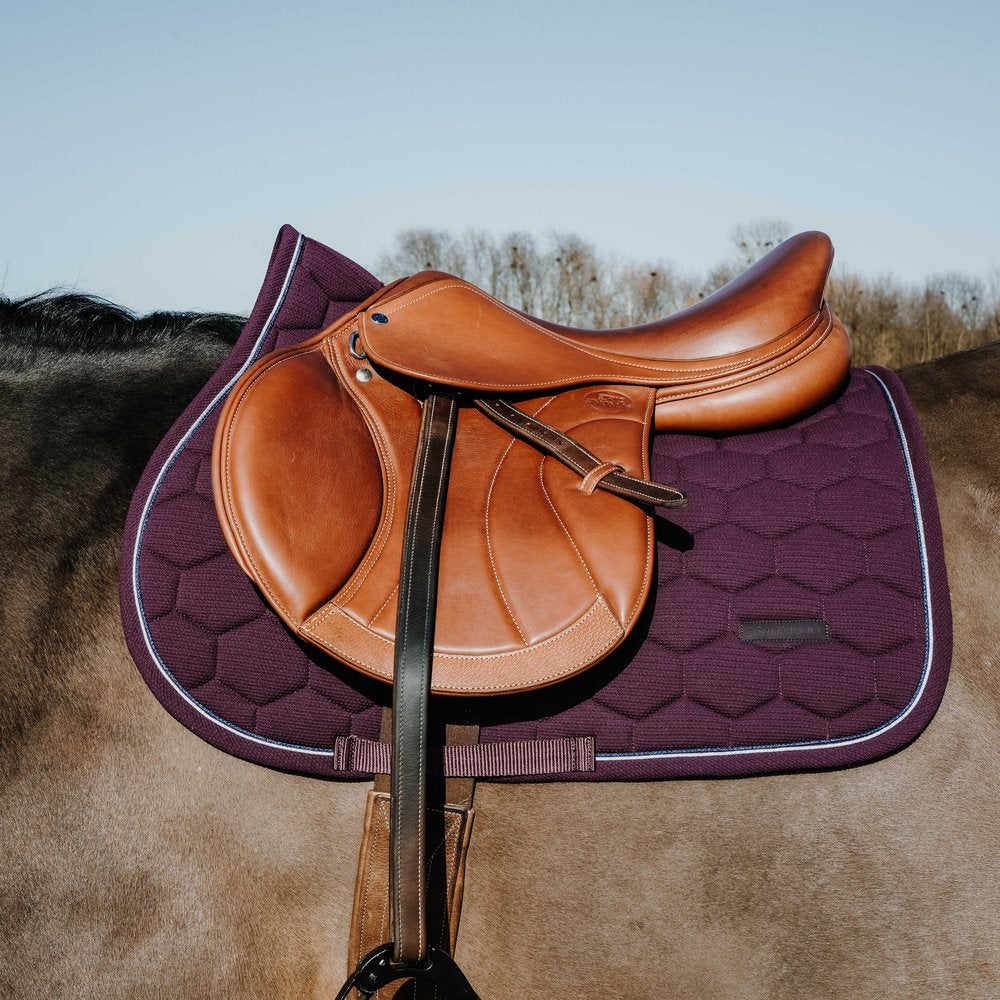 Tapis de selle Honey Equithème Bordeaux