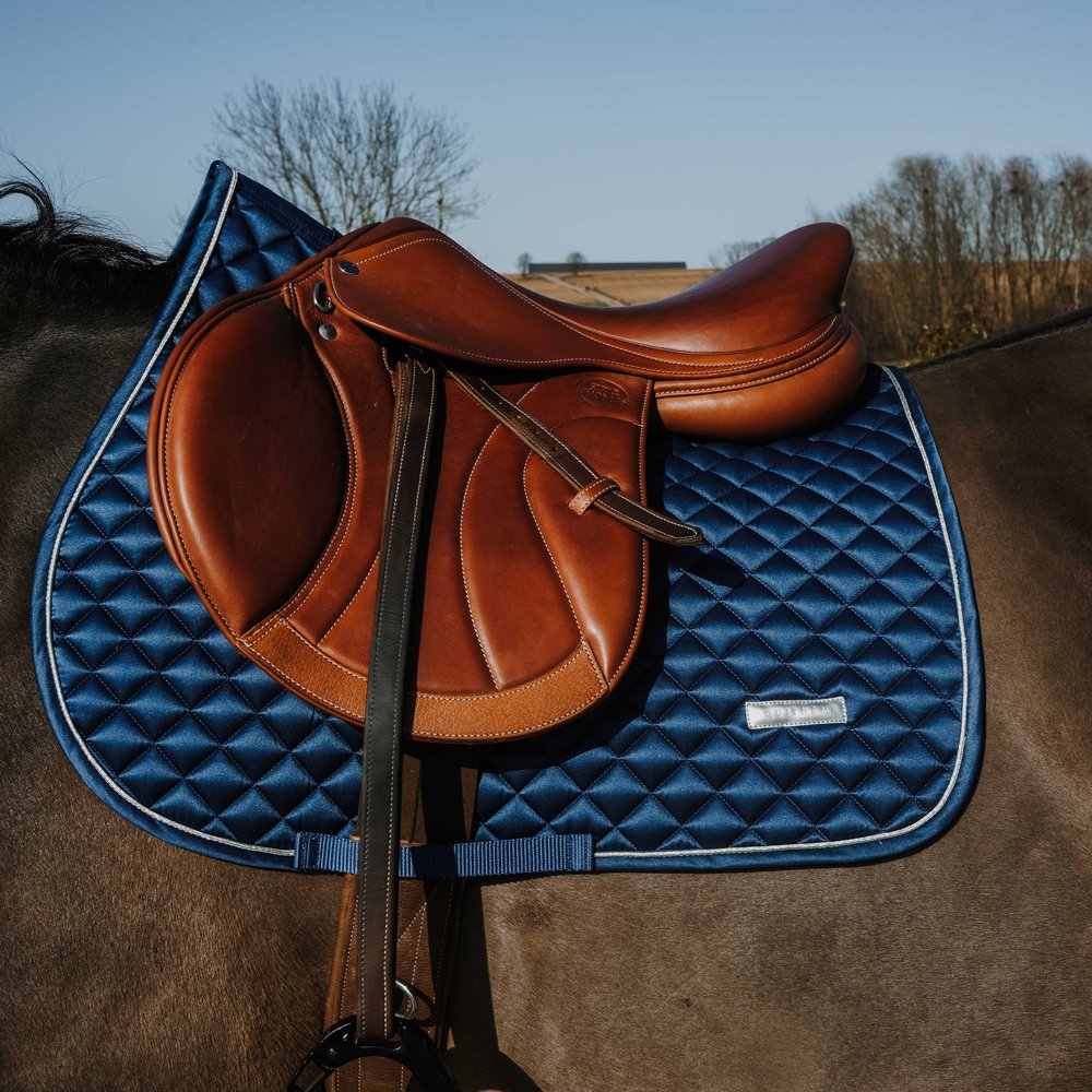 Tapis de selle Nacre Equithème Ardoise