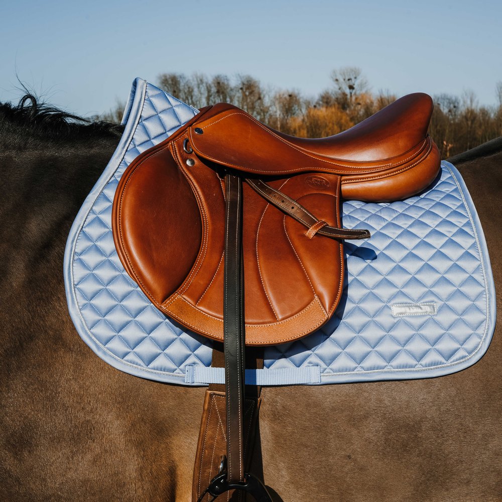 Tapis de selle Nacre Equithème Bleu