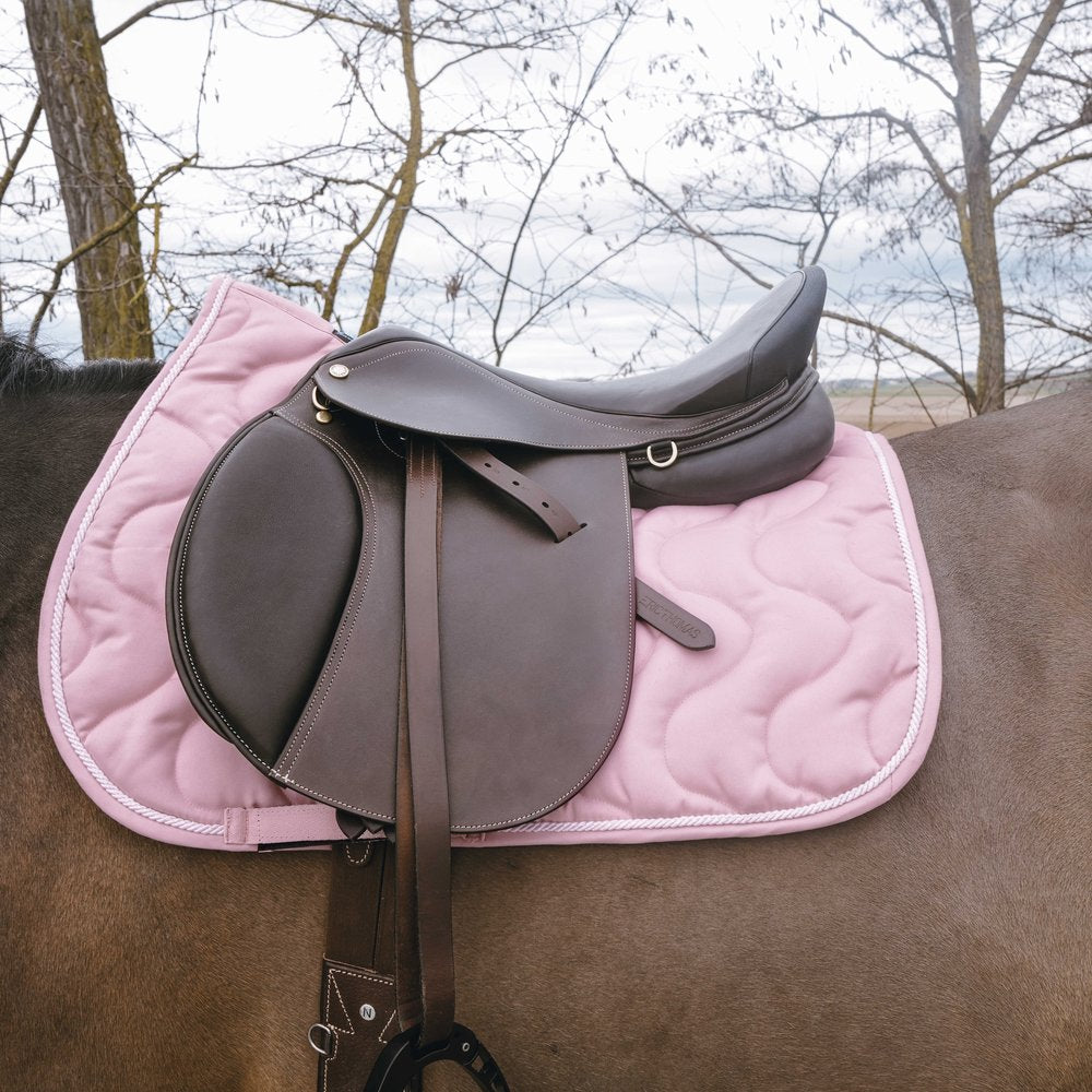 Tapis de selle Maxifun poney Riding World Rose
