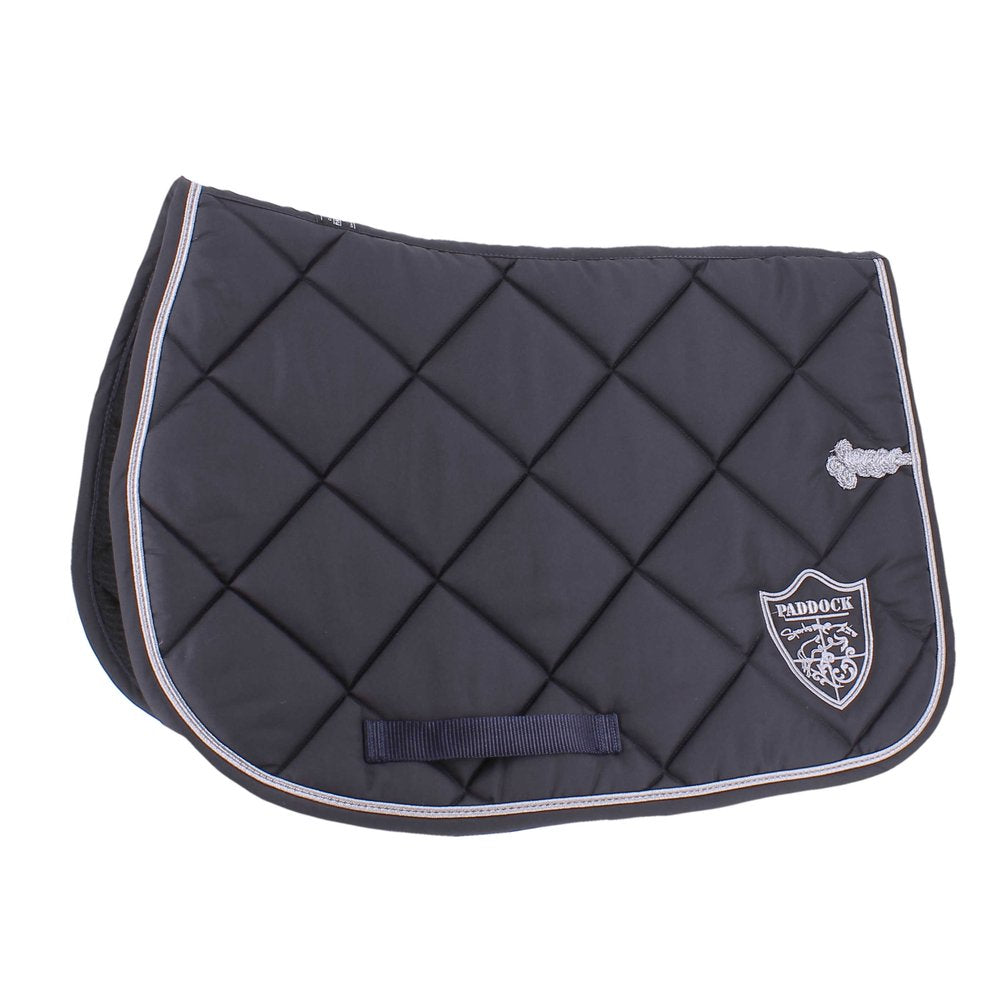 Tapis de selle Paddock Prems Écusson poney Marine