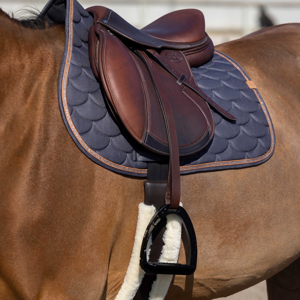 Tapis de selle Khadi Equithème Gris foncé