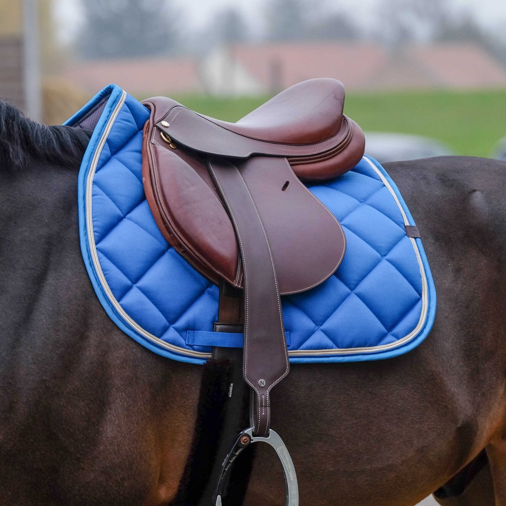 Tapis de selle Classic Equithème Bleu roi