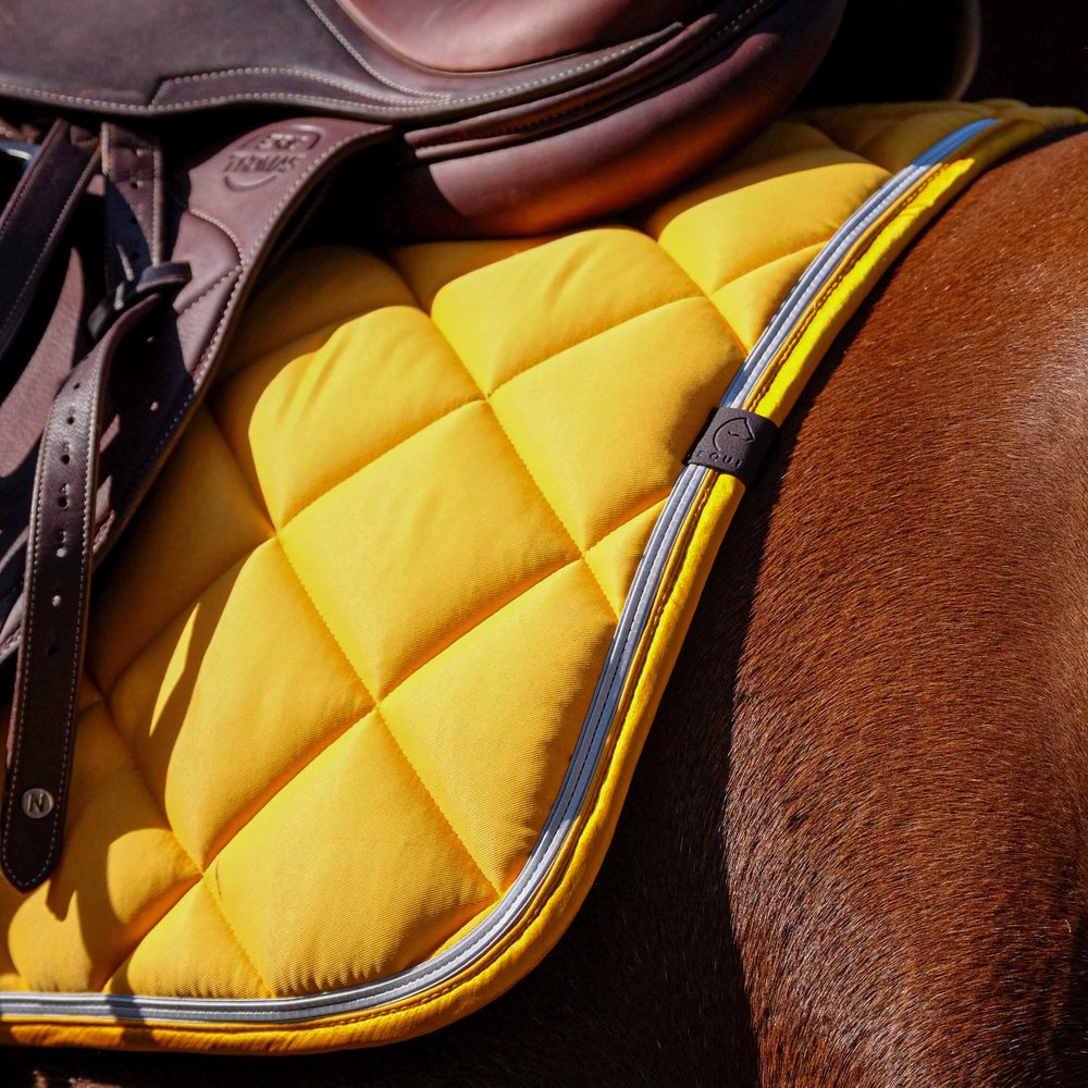 Tapis de selle Classic Equithème Jaune