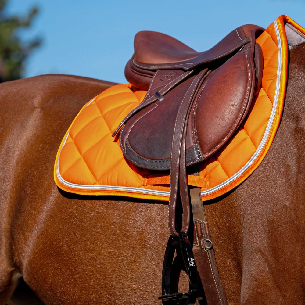 Tapis de selle Classic Equithème Orange