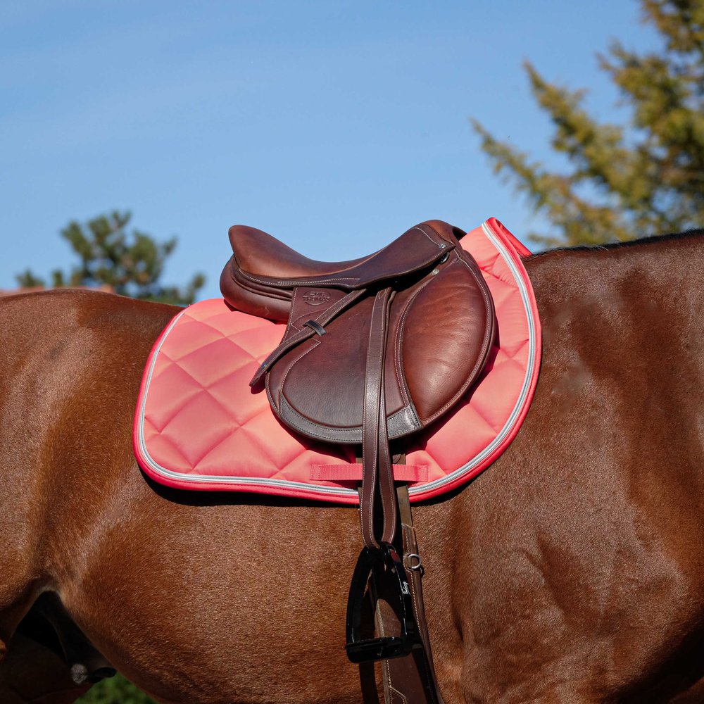 Tapis de selle Classic Equithème Vieux rose