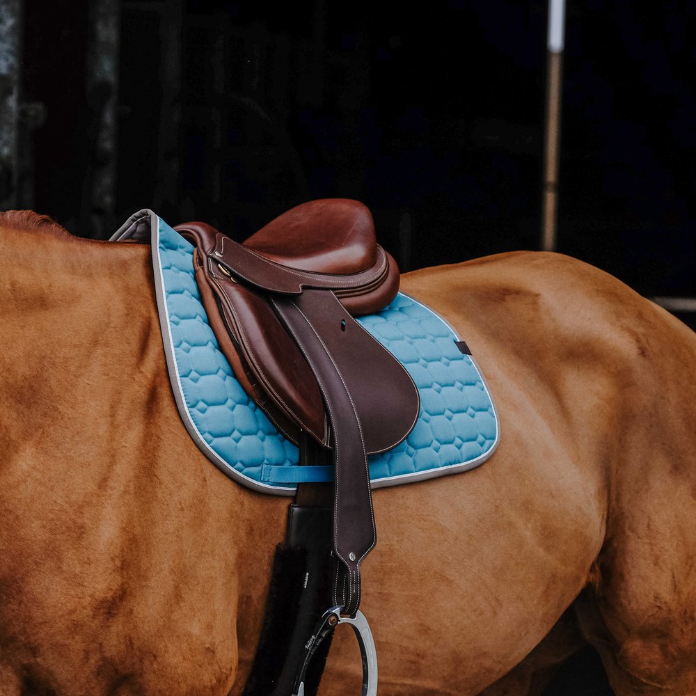 Tapis de selle Orion Equithème Turquoise