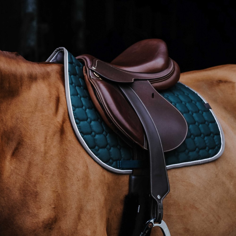 Tapis de selle Orion Equithème Vert foncé