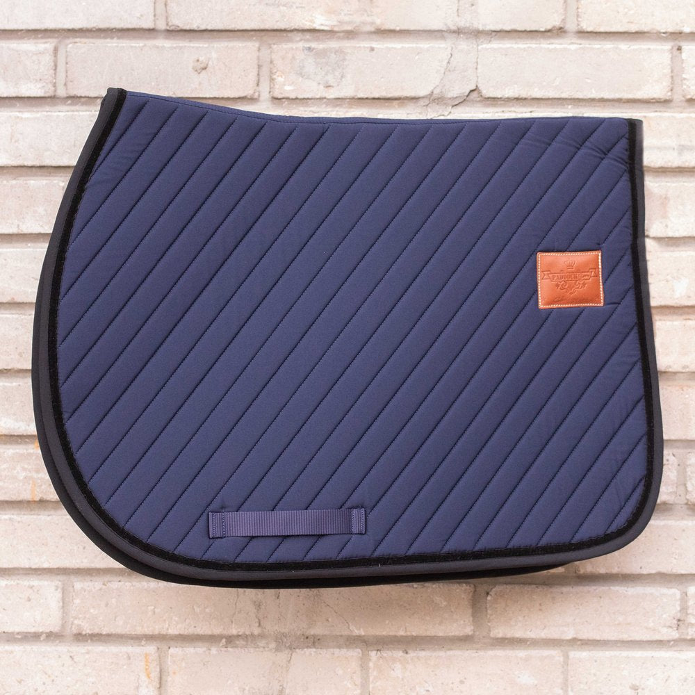 Tapis de selle Paddock Diagonal Marine