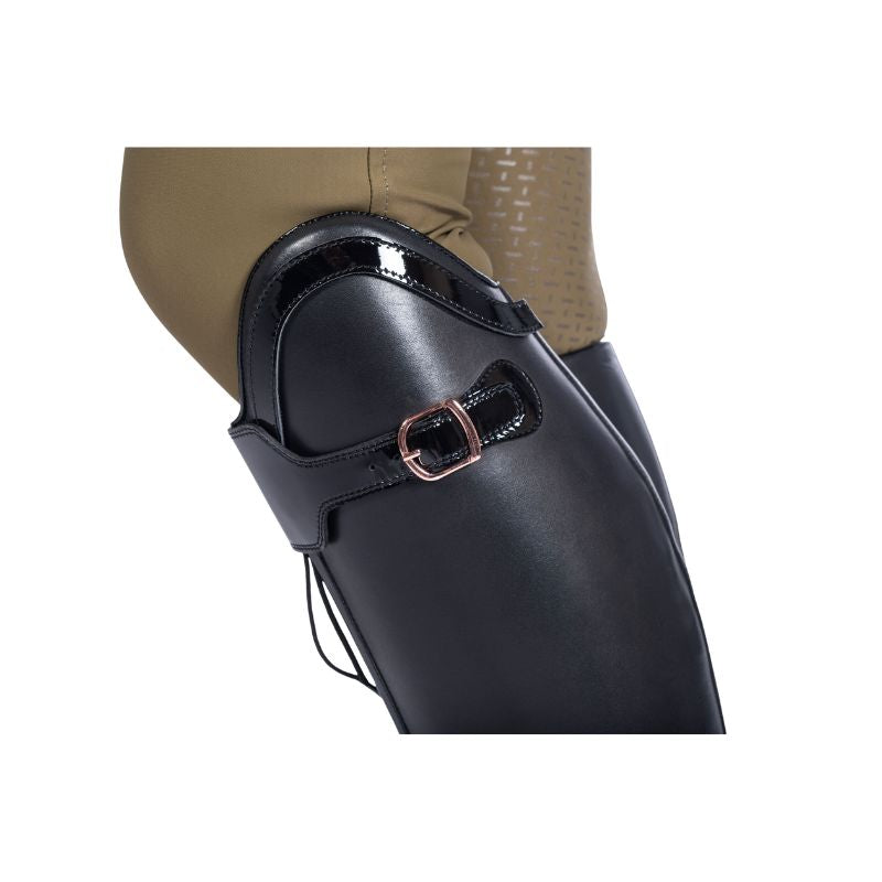 Bottes d'équitation sans lacets HKM Trinity - Noir Taille 41