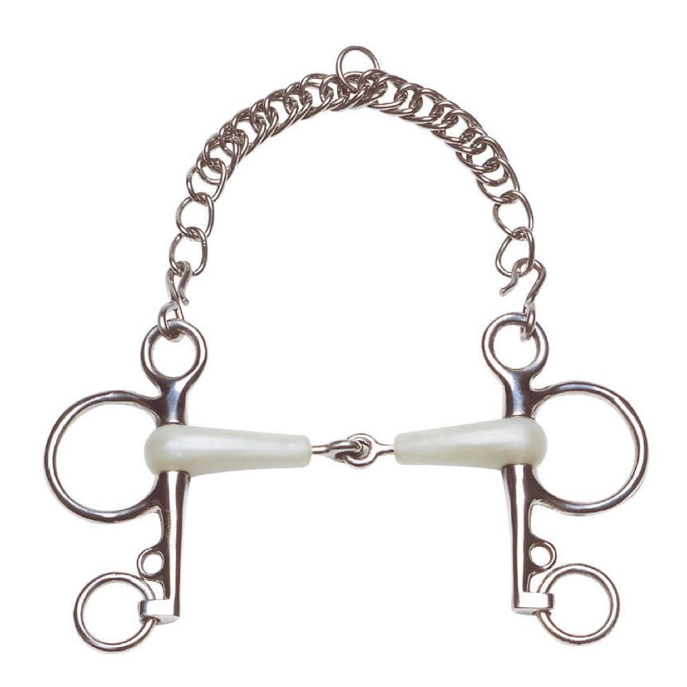 Mors Pelham brisé en inox Flexi Feeling