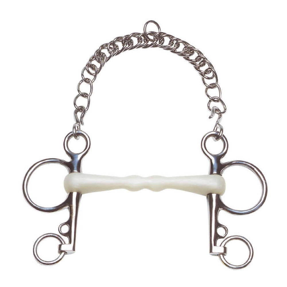 Mors Pelham droit en inox Flexi Feeling