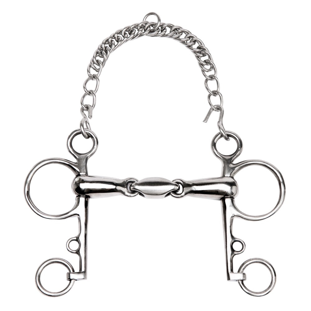 Mors Pelham anatomique en inox Feeling