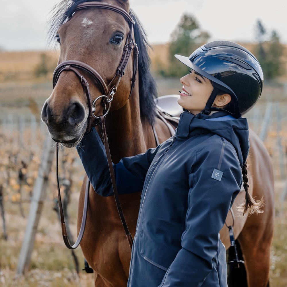 Parka Equithème - Maguy Marine porté