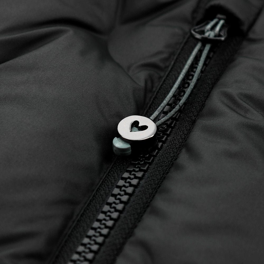 Veste matelassée enfant Equithème - Daria Noir détail