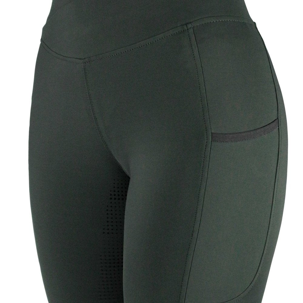 Legging Equithème - Fanny Kaki détail