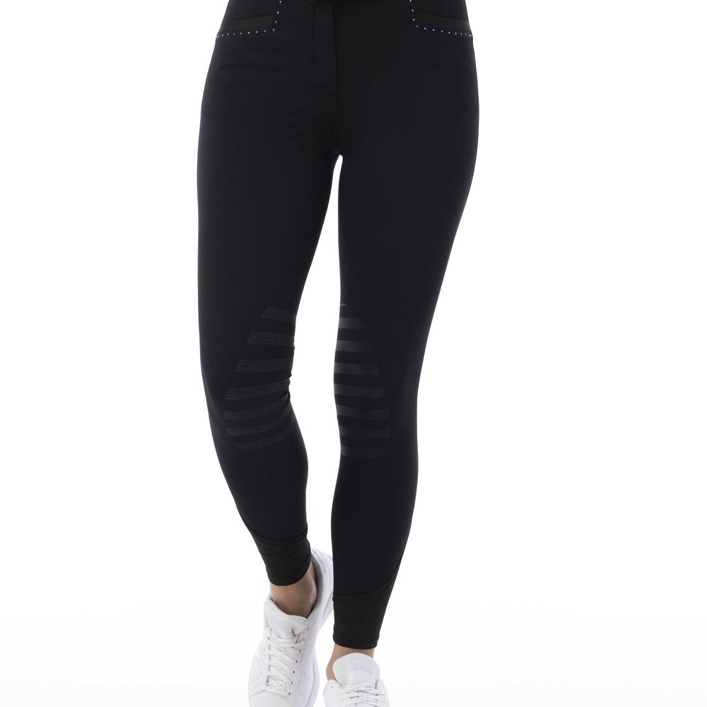 Pantalon Equithème - Safir Noir porté