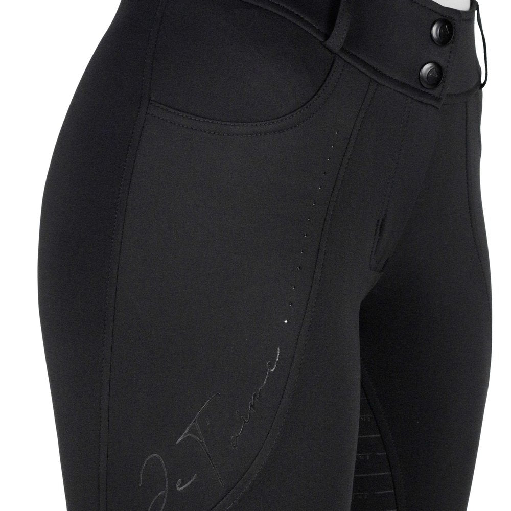 Pantalon Je t'aime Equithème - Elsa Noir détail
