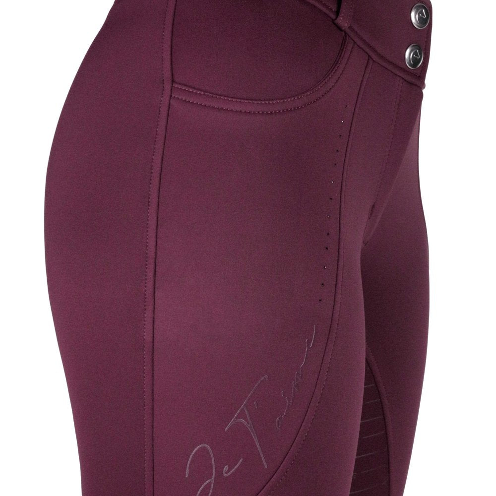 Pantalon Je t'aime Equithème - Elsa Prune détail