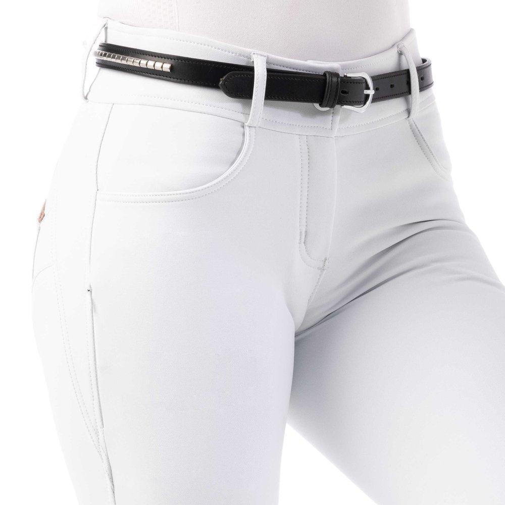 Pantalon push-up Equithème - Bella Blanc détail